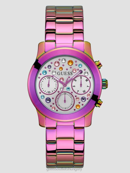 GUESS Rose Gold 8ZX4F3578 Fantasia Iridescent Multifunctional Watch