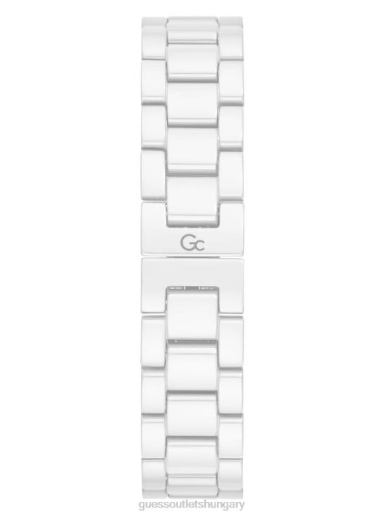 GUESS Rose Gold 8ZX4F3633 Gc Mother-of-Pearl and Ceramic Analog Watch