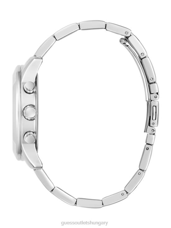 GUESS Silver 8ZX4F3549 Colored Crystal Multifunction Watch