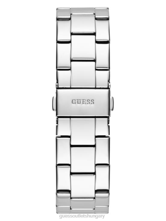 GUESS Silver 8ZX4F3549 Colored Crystal Multifunction Watch