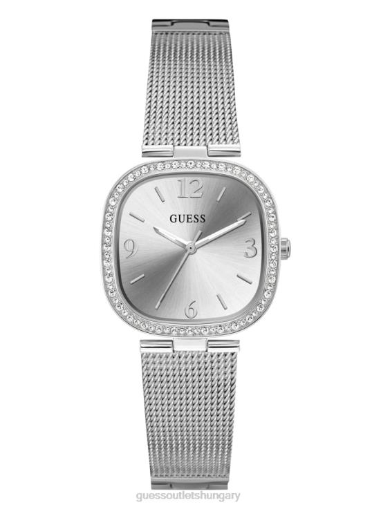 GUESS Silver 8ZX4F3563 Mesh Analog Watch