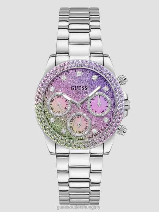 GUESS Silver 8ZX4F3587 Ombre Multifunction Watch