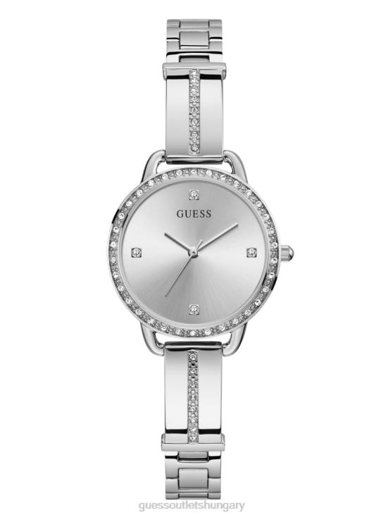 GUESS Silver 8ZX4F3644 Crystal Analog Watch
