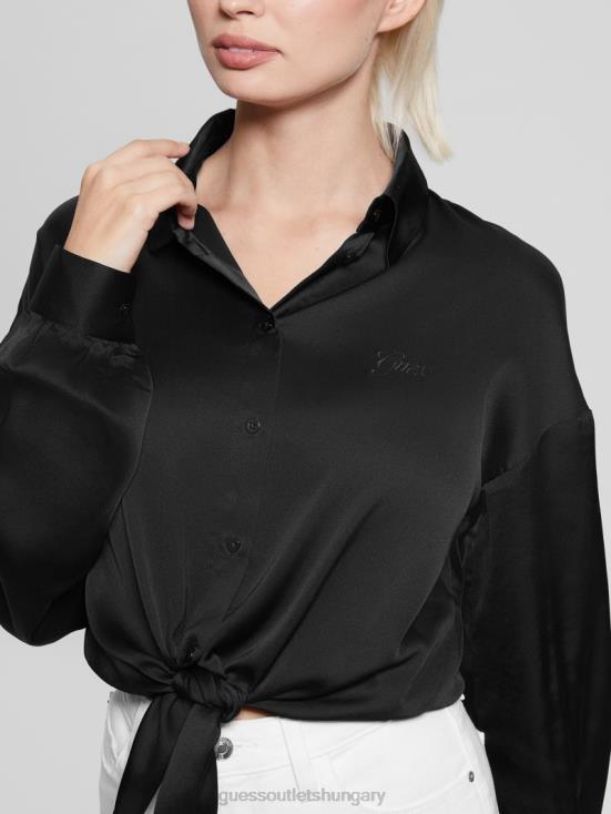 GUESS Black 8ZX4F1007 Eco Bow Jun Shirt