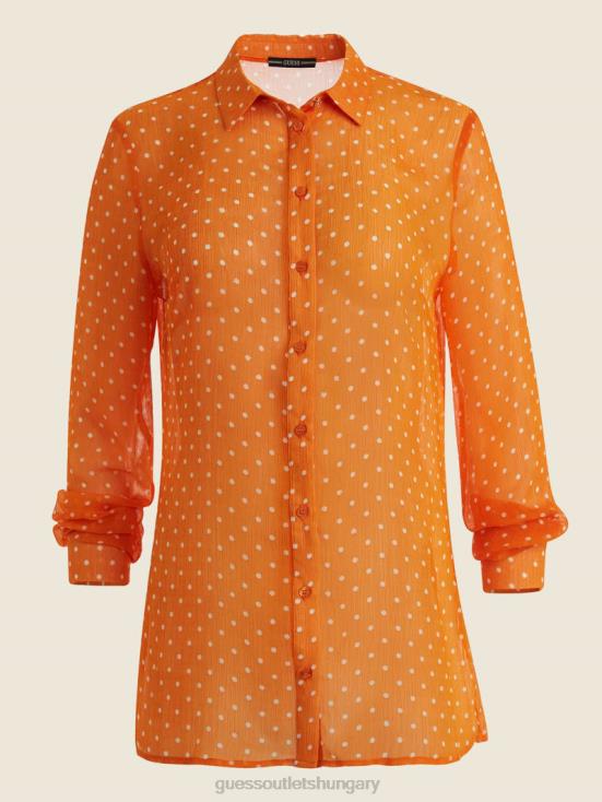 GUESS Dotmania Brassy Combo 8ZX4F1520 Eco Holly Polka Dot Shirt
