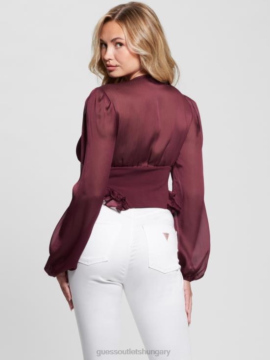 GUESS Mystic Wine 8ZX4F1279 Eco Hamiri Corset Top