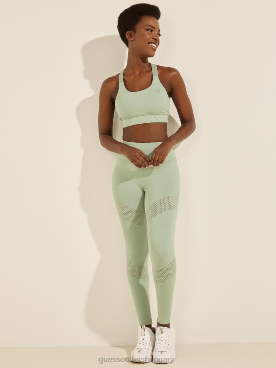 GUESS Matcha Dust 8ZX4F1661 Cora Logo Active Bra