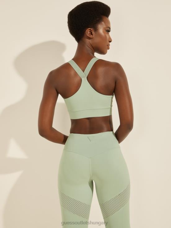 GUESS Matcha Dust 8ZX4F1661 Cora Logo Active Bra
