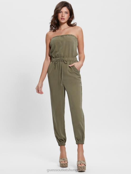 GUESS Army Olive Multi 8ZX4F348 Jade Jumpsuit