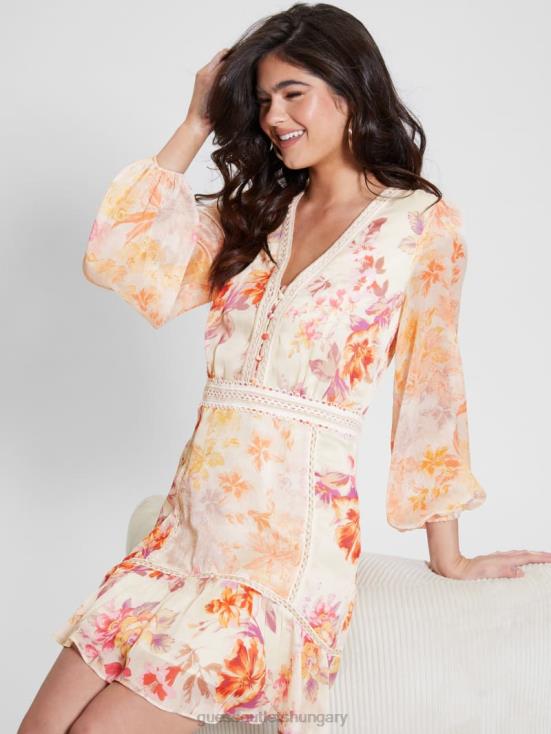 GUESS Catalina Blooms 8ZX4F355 Eco Elana Floral Dress