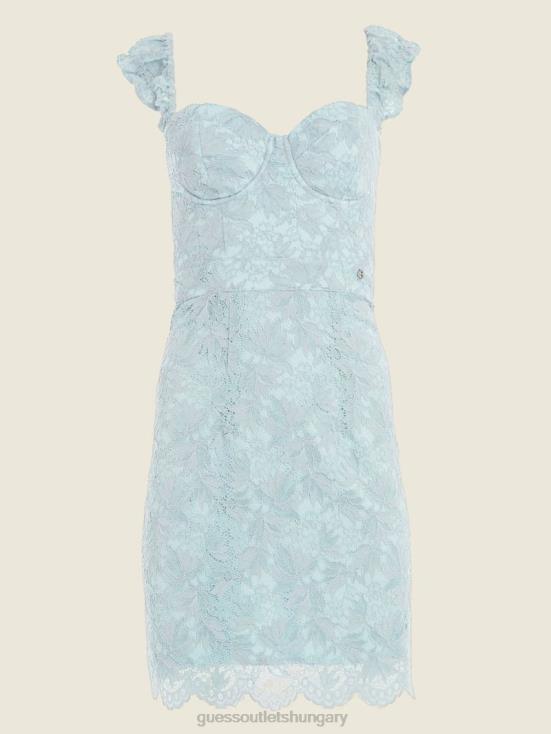 GUESS Coronado Blue 8ZX4F887 Christel Lace Dress