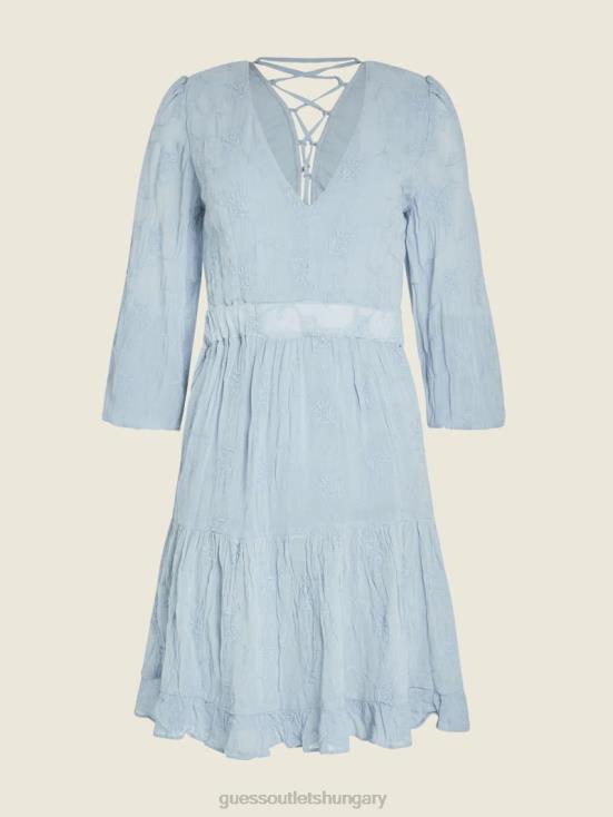 GUESS Coronado Blue Multi 8ZX4F869 Tatiana Dress