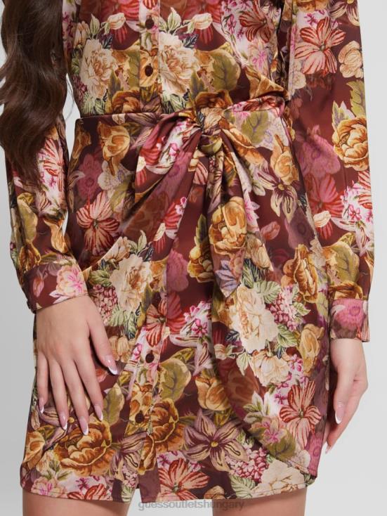 GUESS Digital Tapestry Print Ma 8ZX4F791 Eco Alya Printed Dress