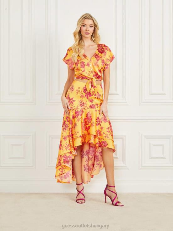 GUESS Eden Print 8ZX4F529 Emaya Midi Dress