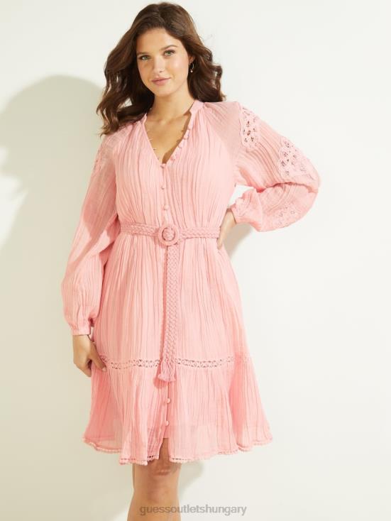 GUESS First Blush Pink Multi 8ZX4F815 Eco Arita Dress