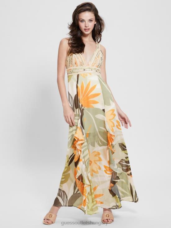 GUESS Foliage Form Print 8ZX4F415 Eco Serena Dress