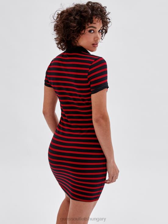 GUESS Jet Black Multi 8ZX4F389 Originals x Betty Boop Polo Dress