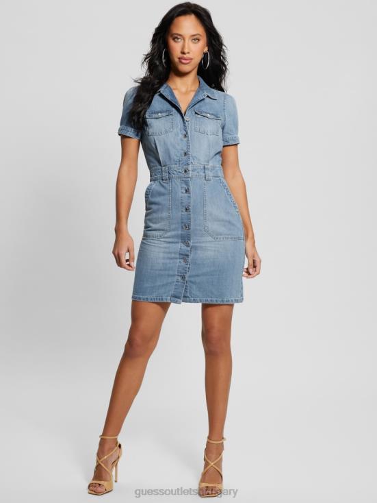 GUESS Lollypop 8ZX4F109 Lylian Denim Dress