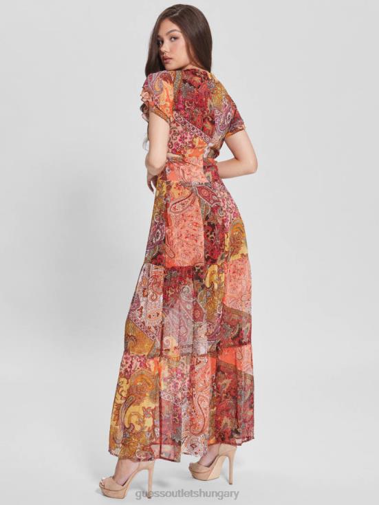 GUESS Paisley Fields Print 8ZX4F838 Eco Paisley Vera Dress