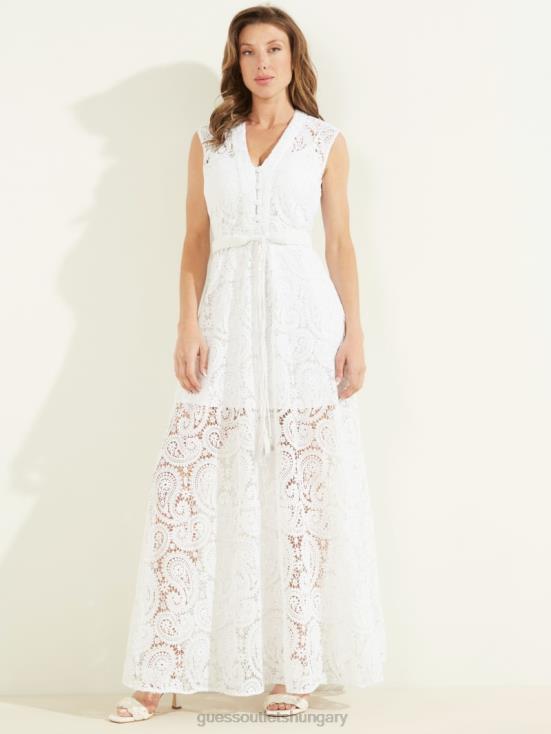 GUESS Pure White 8ZX4F816 Creta Dress