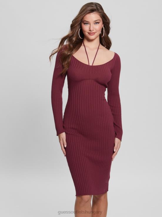 GUESS Tragic Stone 8ZX4F632 Eco Doris Sweater Dress