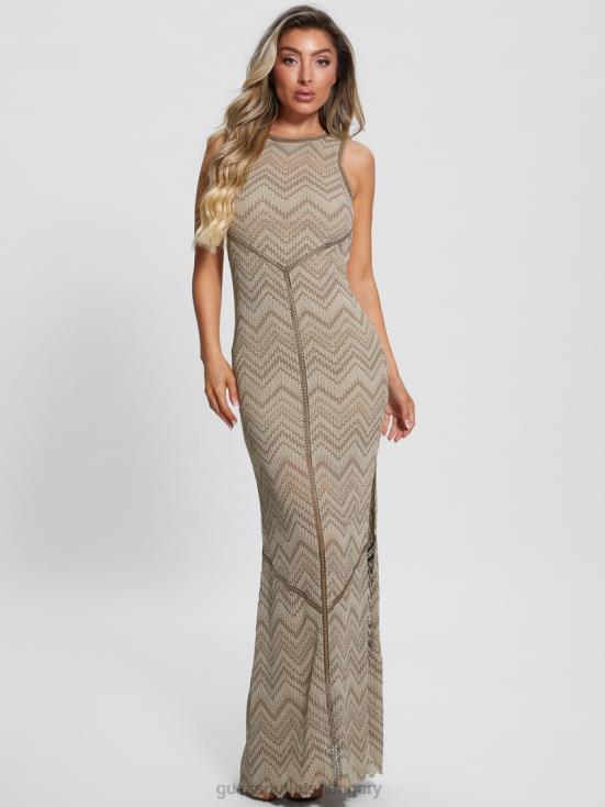 GUESS Walnut Shell 8ZX4F301 Janet Dress
