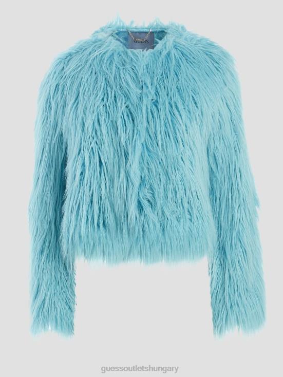 GUESS 427 Scholar Wash 8ZX4F1976 Nora Faux-Fur Jacket