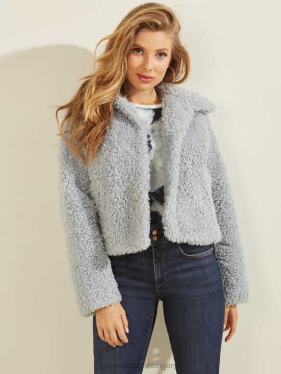 GUESS Baby Blue 8ZX4F1758 Fluffy Teddy Jacket