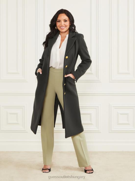 GUESS Chenille Green 8ZX4F1819 Francesca London Coat