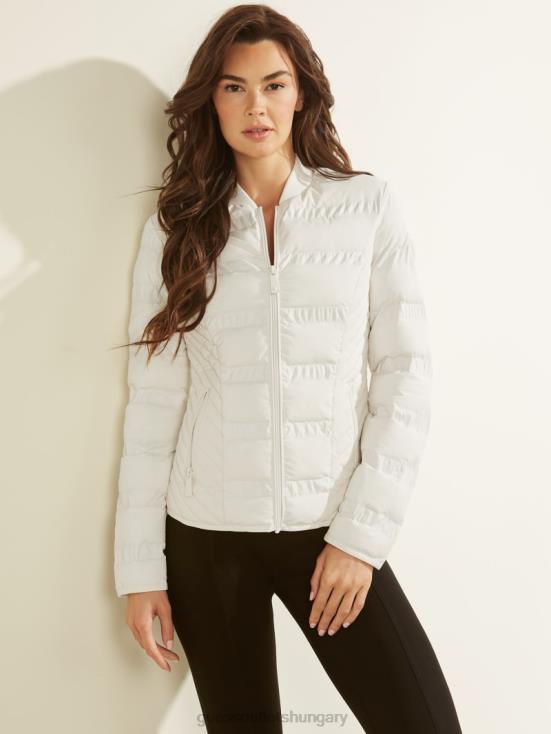 GUESS Cream White 8ZX4F1893 Eco New Vera Jacket