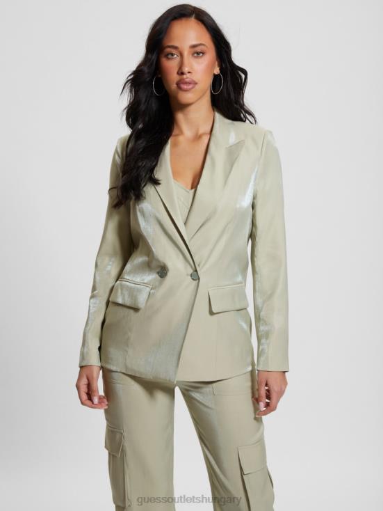 GUESS Dusty Fern Multi 8ZX4F1734 Eco Adriana Satin Blazer