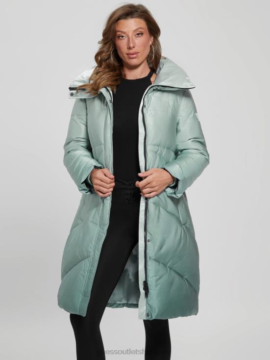 GUESS Dusty Teal Degrade 8ZX4F1961 Eco Ophelie Jacket