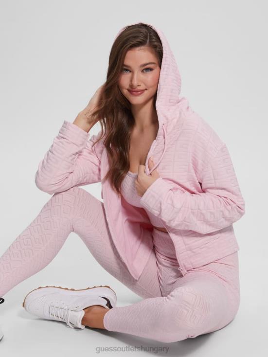 GUESS G-Embossed Washed Out Pin 8ZX4F1822 Dana Active Zip-Up Jacket