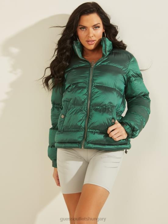 GUESS Green Invidia 8ZX4F1968 Nichole Puffer Jacket