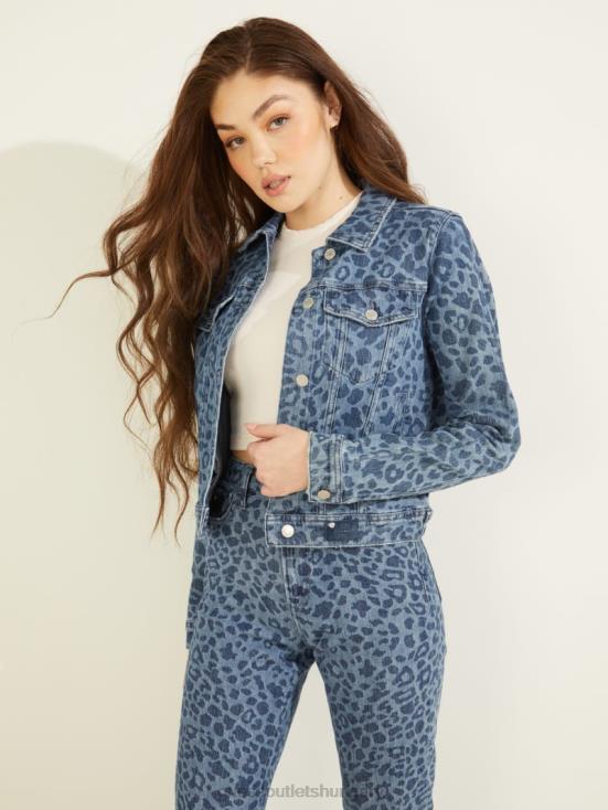 GUESS Leo Jade 8ZX4F251 Eco Doria Denim Jacket