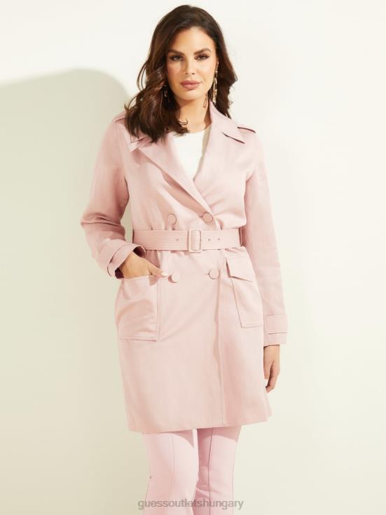 GUESS Lilac Mist 8ZX4F1862 Eco Portland Trench Coat