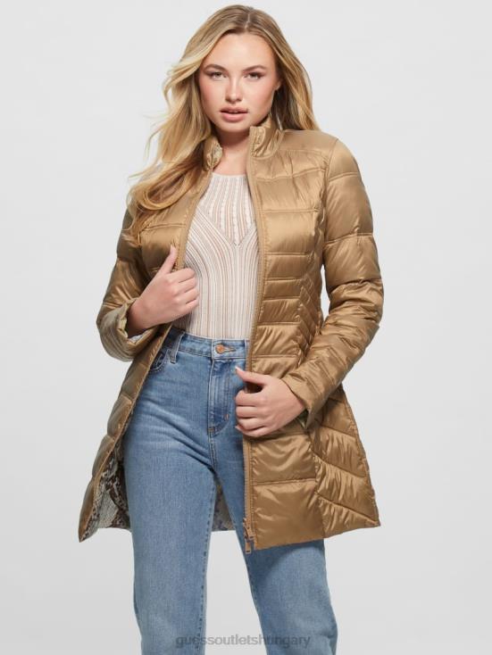 GUESS Wet Sand 8ZX4F1992 Eco Joy Reversible Jacket