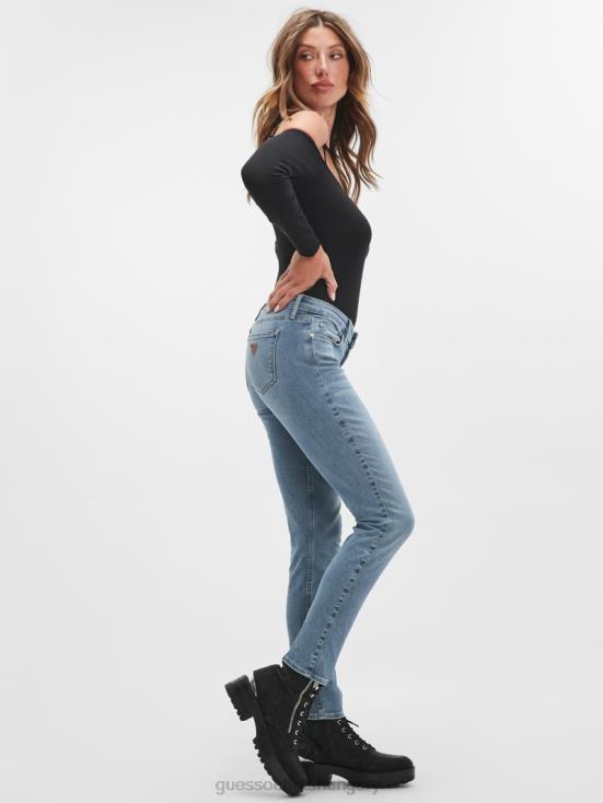 GUESS Afina Blue 8ZX4F231 Low-Rise Power Skinny