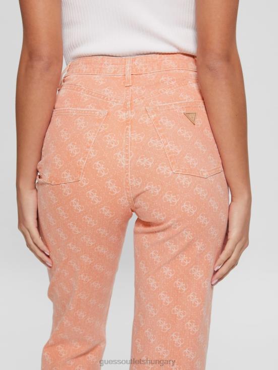 GUESS Apricot Juice 8ZX4F290 Melrose Quattro G Print Jeans
