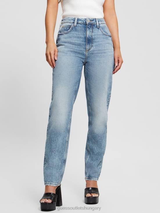 GUESS Boo Relaxed 8ZX4F58 Eco High-Rise Mom Jeans