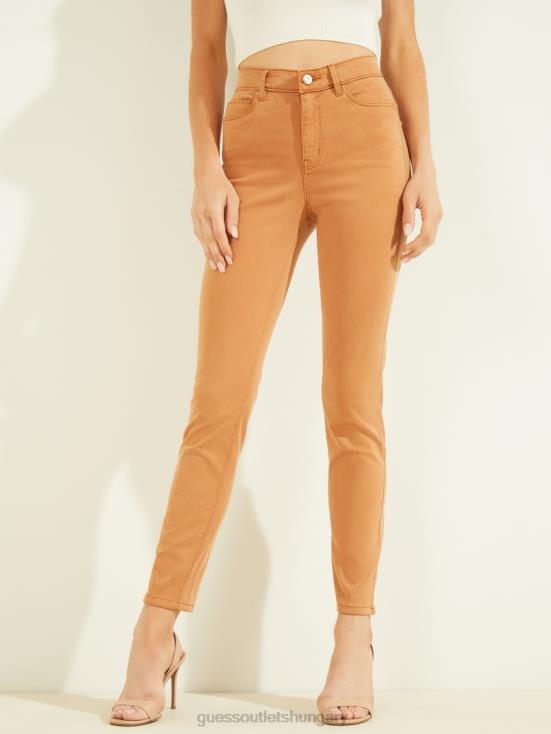 GUESS Burnt Ginger 8ZX4F280 1981 Satin Skinny Jeans
