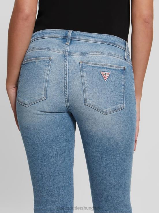 GUESS Cali Blues 8ZX4F100 Eco Ryder Low-Rise Flare Jeans