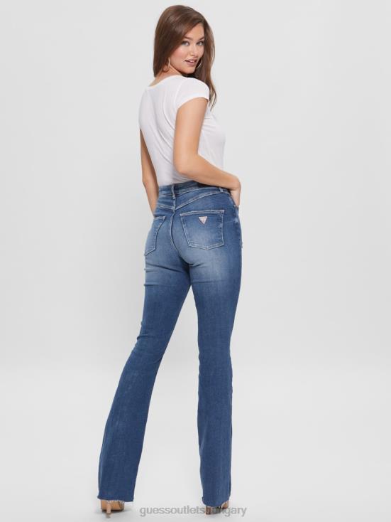 GUESS Calicycle Mid 8ZX4F44 Eco Pop '70s Flared Jeans