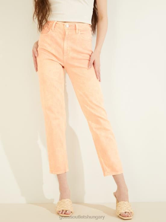 GUESS Durazno Acid Wash 8ZX4F261 Mom Jeans