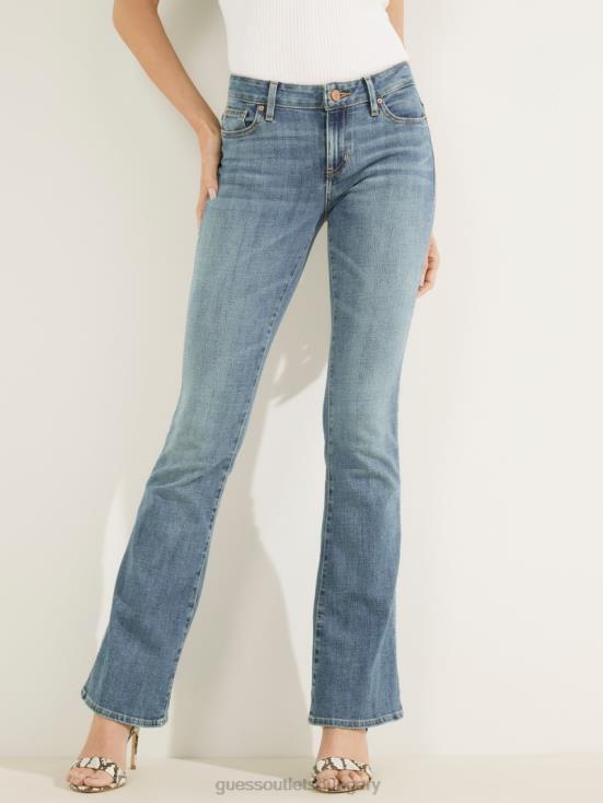 GUESS Light Breeze 8ZX4F145 Ryder Low-Rise Flare Jeans