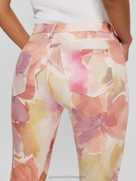 GUESS Metro Flower 8ZX4F91 Girly Floral Skinny Jeans