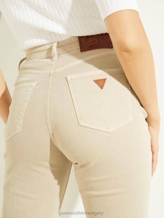 GUESS Moon Stone 8ZX4F217 Eco \'80s Chain Detail Straight Jeans