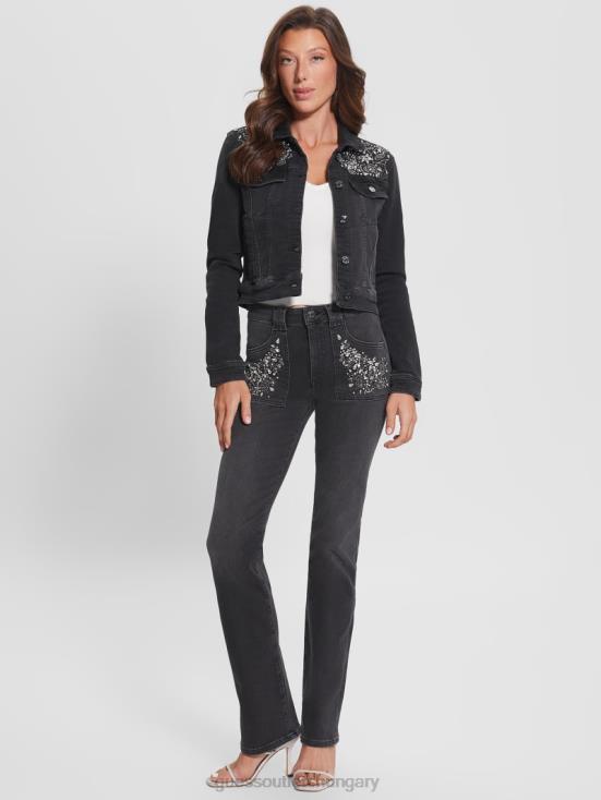 GUESS Night Out 8ZX4F159 Rayna Embellished Baby Bootcut Jeans