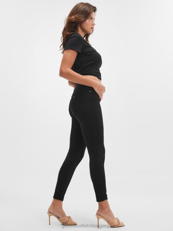GUESS Overdye Black 8ZX4F63 Sexy Curve Mid-Rise Skinny Jeans