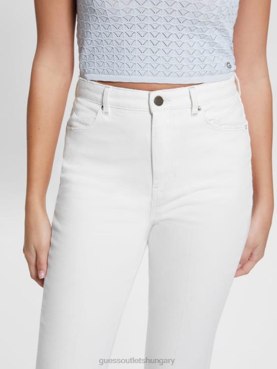 GUESS Passionates 8ZX4F16 Pop \'70s Floral Applique Flared Jeans